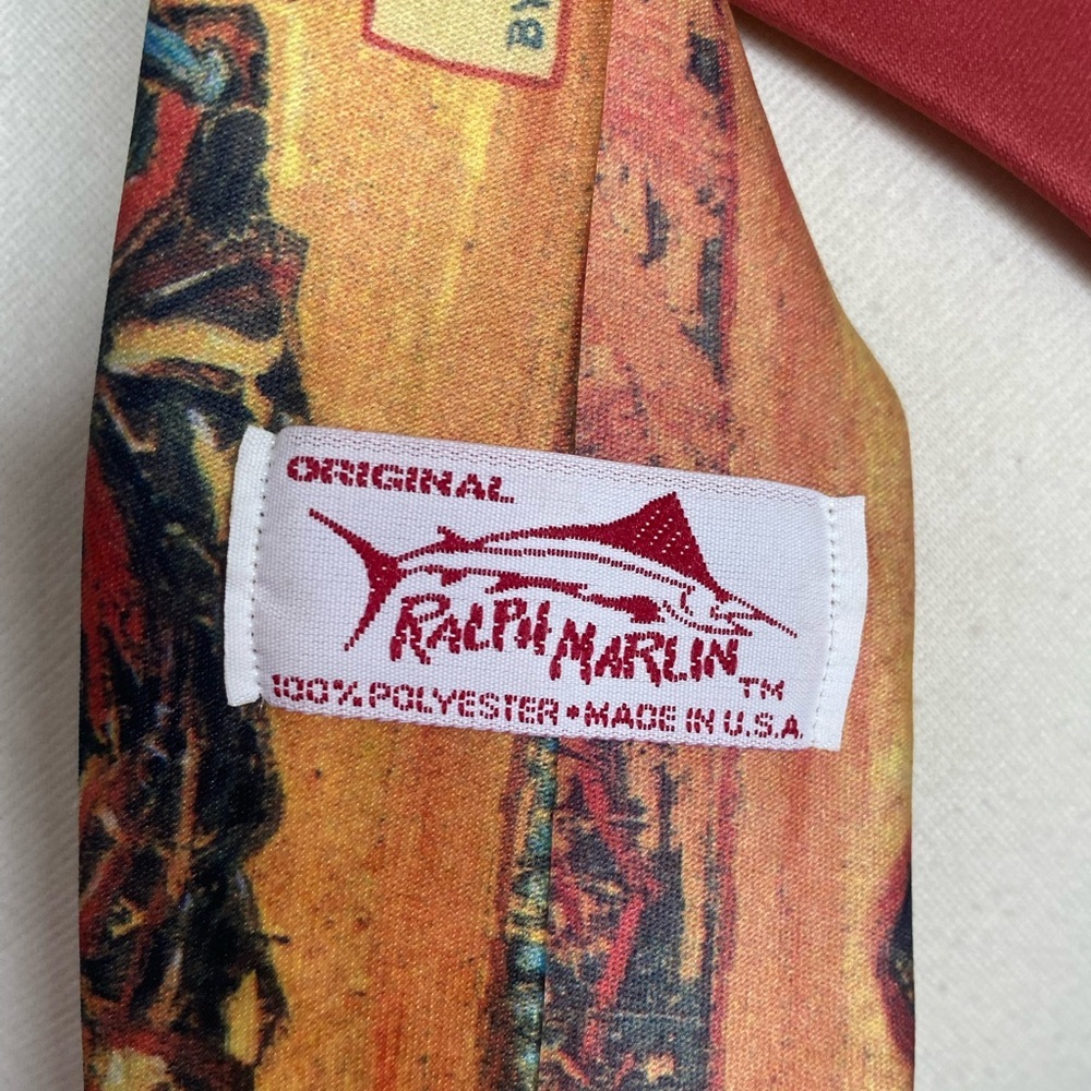 Vintage 1990 Vincent Van Gough Tie - Picture 5 of 6
